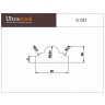 Декор ЛДФ Ultrawood U 0021 2.44 м Молдинг