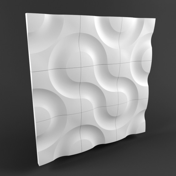 Гипсовая 3D-панель DecoStyl Аливия