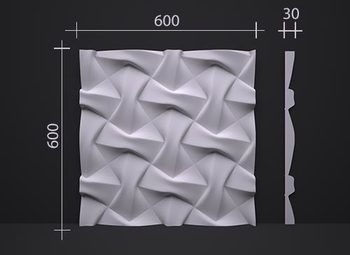3D гипсовые панели DECO LINE MODERN M-09