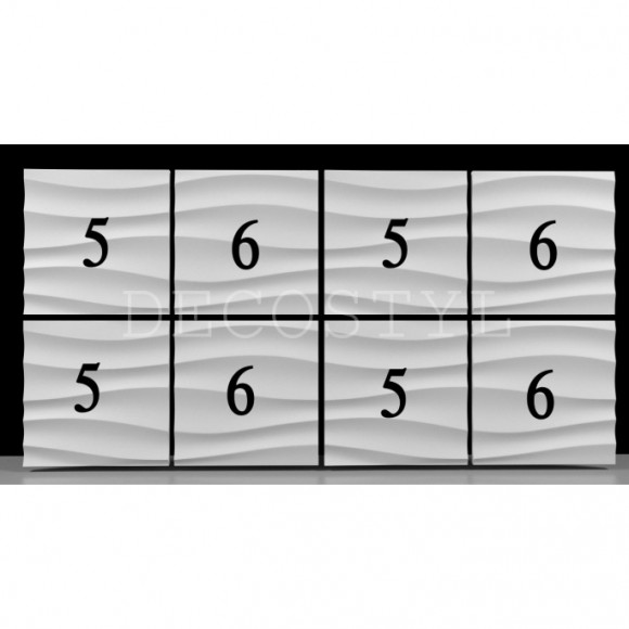 Гипсовая 3D-панель DecoStyl Бархан (1,2,3,4,5,6)