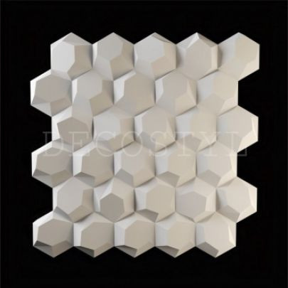 Гипсовая 3D-панель DecoStyl Пчелиные соты