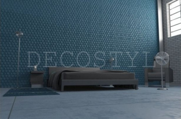 Гипсовая 3D-панель DecoStyl Пчелиные соты