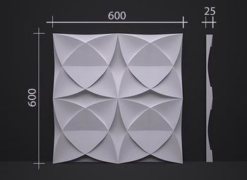 3D гипсовые панели DECO LINE MODERN M-19