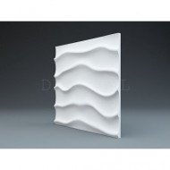 Гипсовая 3D-панель DecoStyl Крупная волна