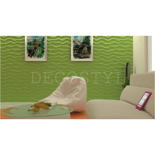 Гипсовая 3D-панель DecoStyl Крупная волна Гипсовая 3D-панель DecoStyl Крупная волна