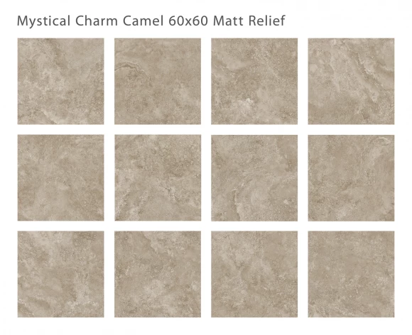 Керамогранит матовый STARO Silk Mystical Charm Camel 60x60 Relief Matt Керамогранит матовый STARO Silk Mystical Charm Camel 60x60 Relief Matt
