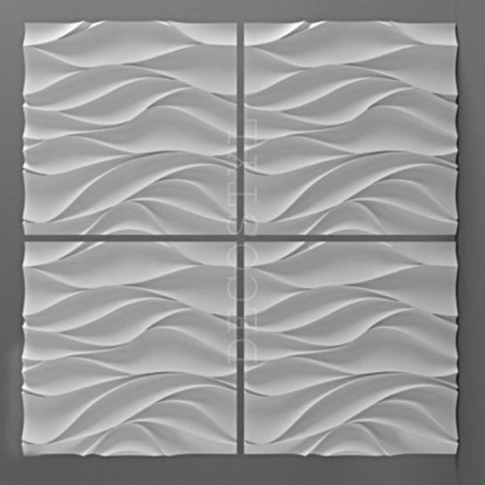 Гипсовая 3D-панель DecoStyl Солнечная волна