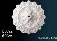 Лепнина Perfect B3092 Розетка потолочная Лепнина Perfect B3092 Розетка потолочная
