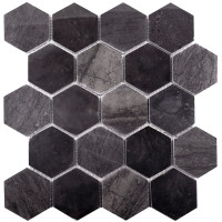 Мозаика Wild Stone Hexagon VBsP 64x74 (305x305x8), натуральный мрамор