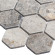 Мозаика Wild Stone Hexagon VLg Tumbled 64x74 (305x305x8), натуральный мрамор