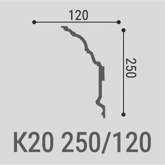 Карниз Bellо-Deco XPS К 20