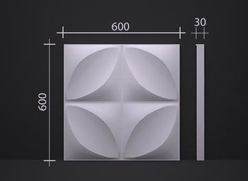 3D гипсовые панели DECO LINE MODERN M-21 3D гипсовые панели DECO LINE MODERN M-21