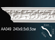 Лепнина Perfect AA049F Карниз гибкий
