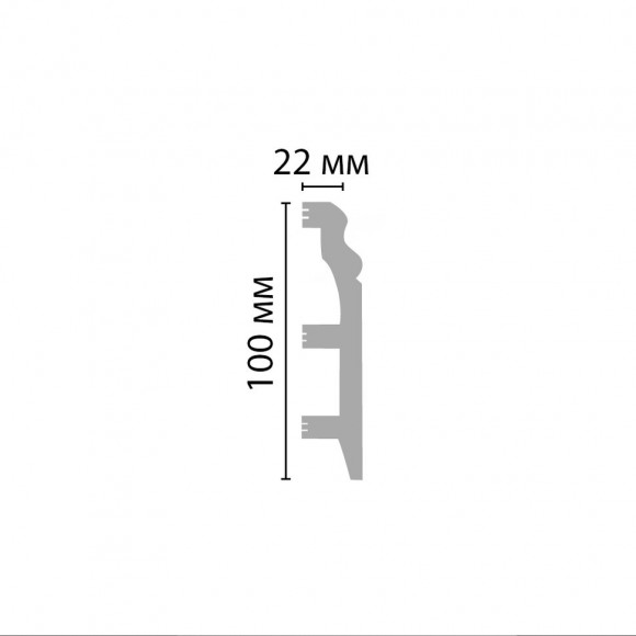 Decomaster D232-1619 ДМ Цветной напольный плинтус