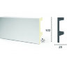 Карниз для скрытого освещения Tesori KF-504 Flexi