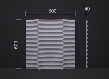 3D гипсовые панели DECO LINE MODERN M-42