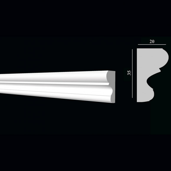 Молдинг из дюрополимера Decor Dizayn DD607