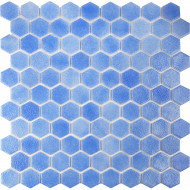Мозаика Vidrepur Hexagon Colors № 110 (на сетке)