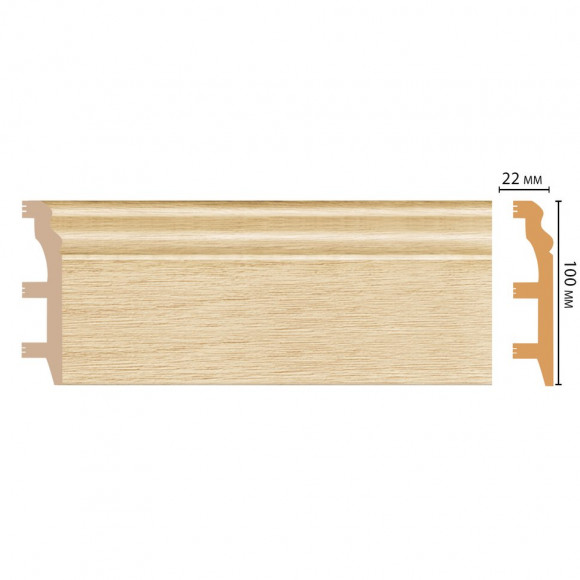 Decomaster D232-71 ДМ Цветной напольный плинтус