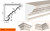 Фасадный карниз LepninaPlast КВ-125/1