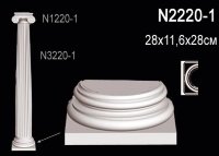 Лепнина Perfect N2220-1 База полуколонны