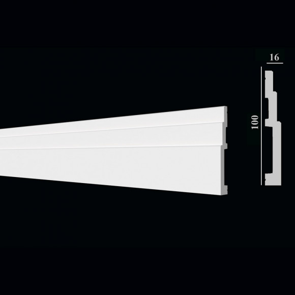 Плинтус из дюрополимера Decor Dizayn DD704