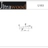 Декор ЛДФ Ultrawood U 0011 2.20 м Молдинг