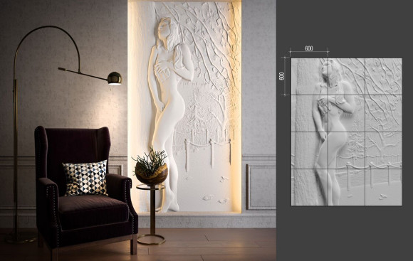 Барельеф Deco Line NAKED