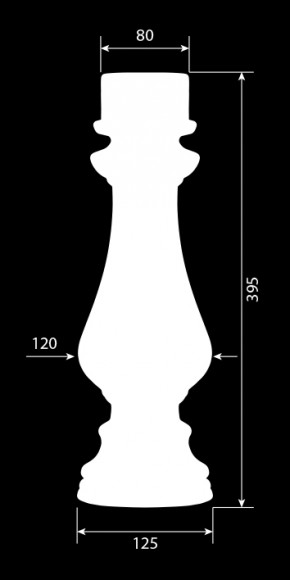 Декор из стекловолокна DECORUS BL-015 Балясина