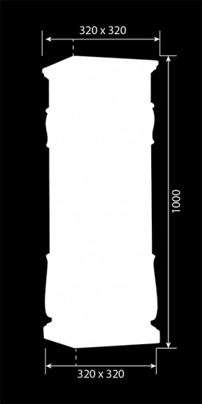 Декор из стекловолокна DECORUS TBB-02 Тумба