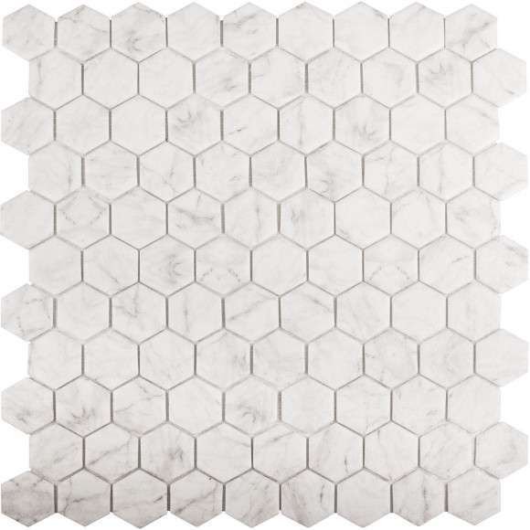 Мозаика Vidrepur Hexagon Marbles № 4300 (на сетке)