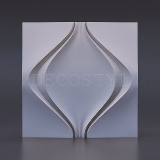Гипсовая 3D-панель DecoStyl Мягкий ромб