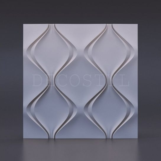 Гипсовая 3D-панель DecoStyl Мягкий ромб