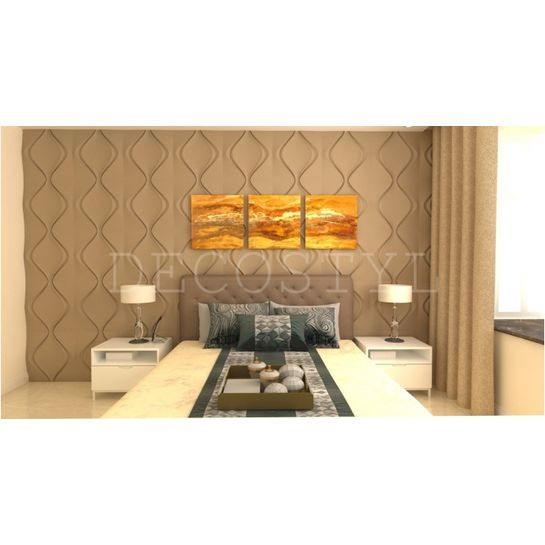 Гипсовая 3D-панель DecoStyl Мягкий ромб